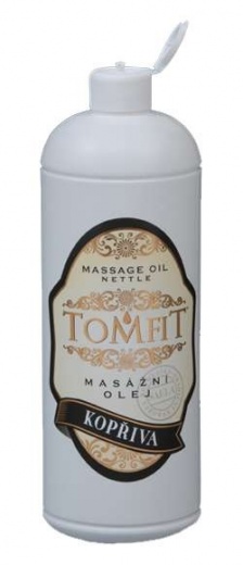 TOMFIT masážní olej s extraktem kopřivy - 1l