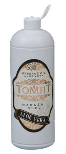 TOMFIT masážní olej s aloe vera - 1l