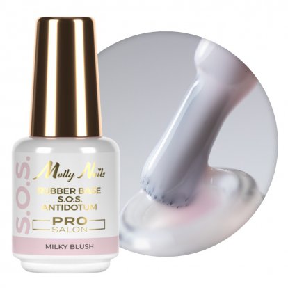 Molly Nails Rubber báze S.O.S. antidotum Milky Blush 15g