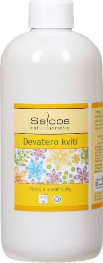 Saloos Bio masážní olej Devatero kvítí 500ml