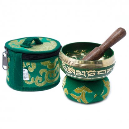 Malá zpívající miska - zelená 8cm