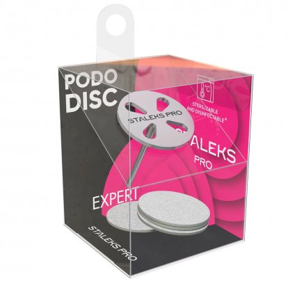 Staleks Pododisk disk na pedikúru s výměnnými nástavci M 20mm