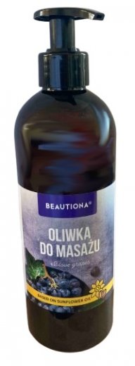 Beautiona masážní olej Hroznové víno 500ml