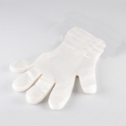 Jednorázové kadeřnické igelitové rukavice - 100ks