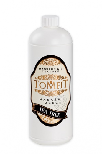 TOMFIT masážní olej - tea tree - 1l