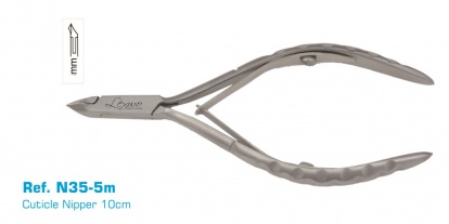 Lexwo kleště na kůži 10cm, 5mm - typ 135-5