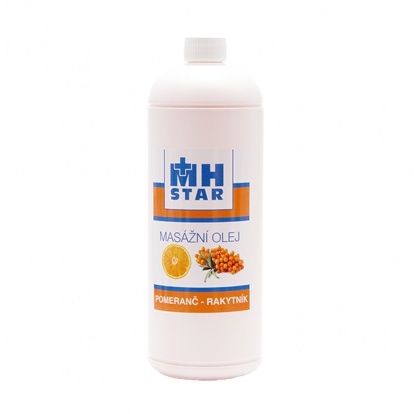MH Star masážní olej pomeranč-rakytník - 1l