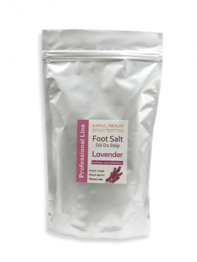 Koupelová sůl na nohy -1kg- levandule