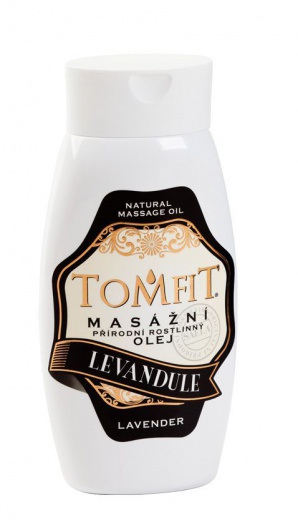 TOMFIT přírodní masážní olej Levandule 250 ml