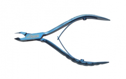 Lexwo kleště na kůži 10cm, 5mm - typ 135-5, modré