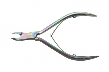 Lexwo kleště na kůži 10cm, 3mm - typ 137-3, multibarevné