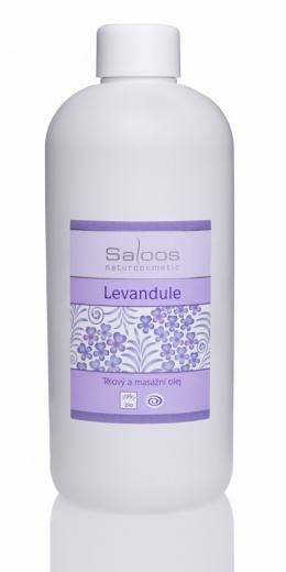 Saloos Bio masážní olej Levandule 500 ml