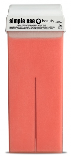 Depilační vosk roll-on ružový TIO2, 100ml