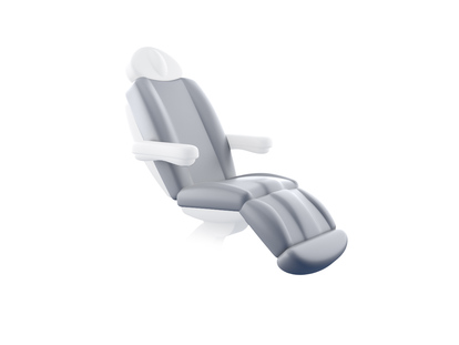 Froté potah na kosmetické křeslo – sedák, zádový a nožní díl A1 - bílý