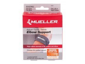 MUELLER Adjust-to-fit tennis elbow support, pásek na tenisový loket s gelovým polštářkem