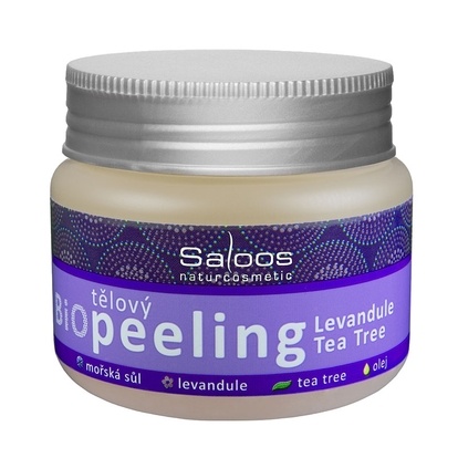 Saloos Bio Tělový peeling - Levandule - Tea tree 140 ml