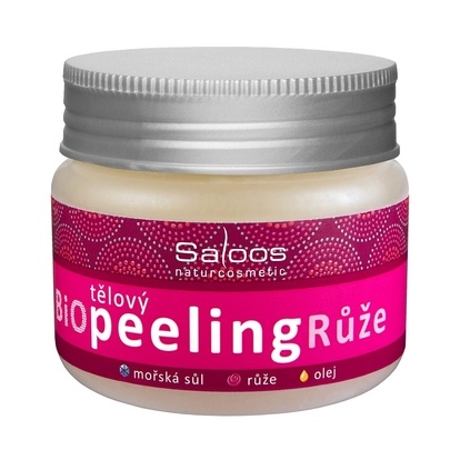 Saloos Bio Tělový peeling - Růže 140 ml