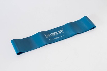 LIVEUP aerobic posilovací guma LS3650CM 500x50 x 0,8mm - modrá