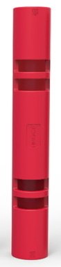 LIVEPRO Power Barbells posilovací tubus 10kg - červený