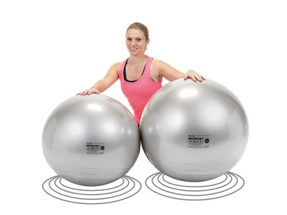 Gymnic Memory Ball paměťový míč 55cm - stříbrný